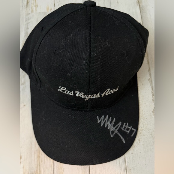 Accessories - Las Vegas Aces Black Cap Autographed